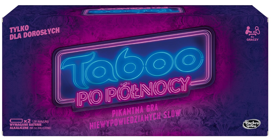 HASBRO GRA TABOO MIDNIGHT PO PÓŁNOCY C0418 #Gdańsk