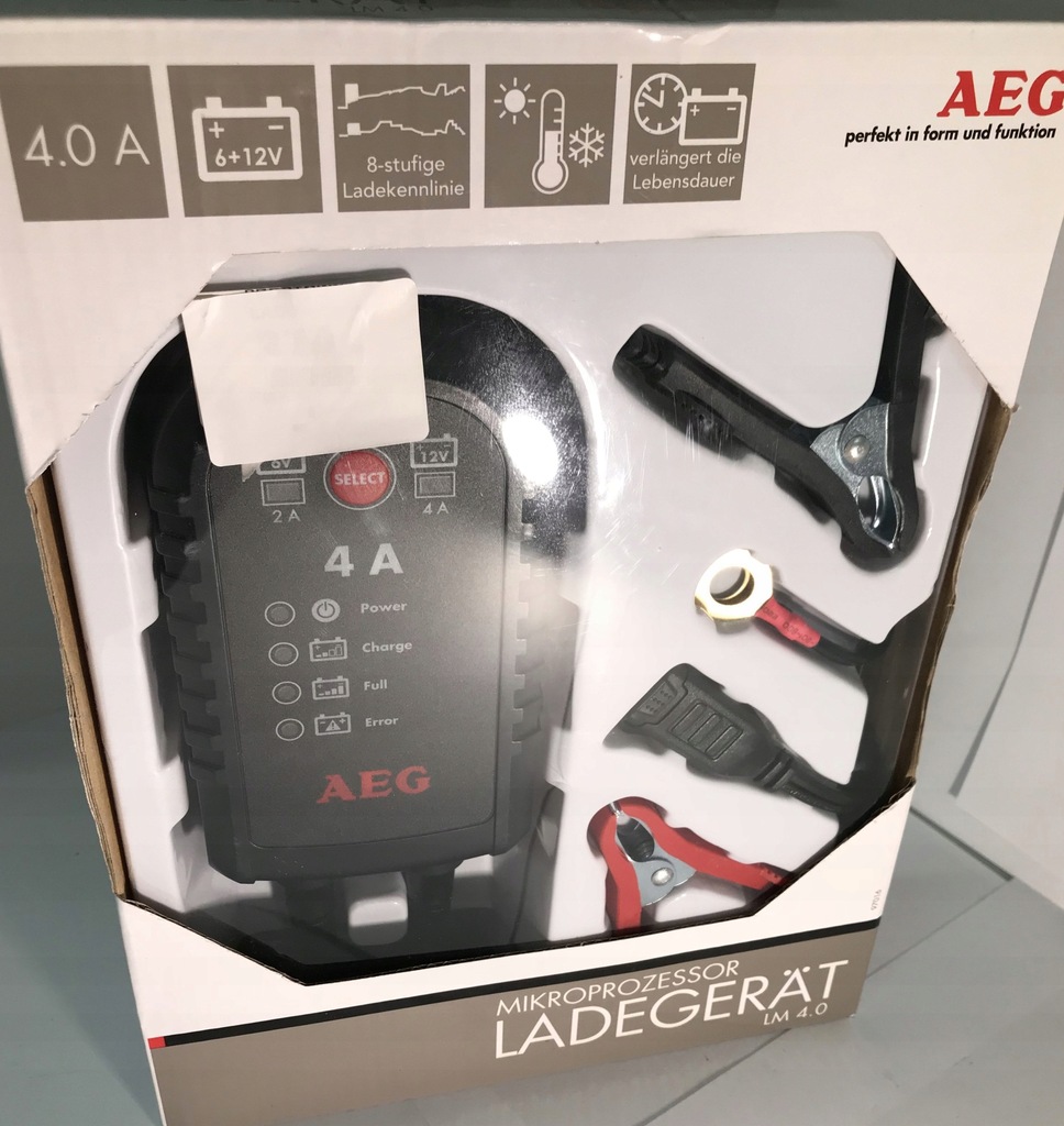 PROSTOWNIK AEG 4A 12V *JAK NOWY!* OKAZJA!