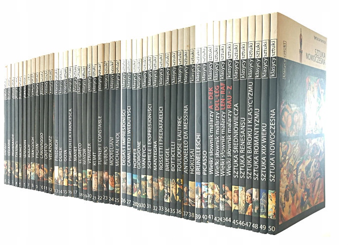 RZECZPOSPOLITA KOLEKCJA KLASYCY SZTUKI 1-50 KOMPL.