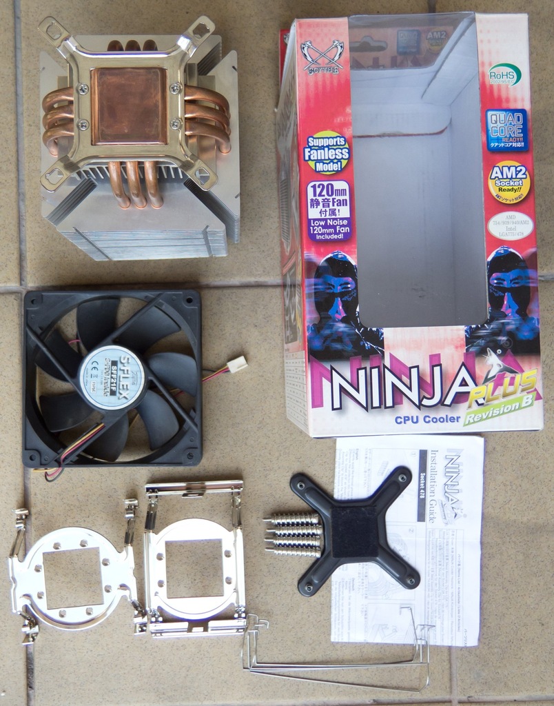 SCYTHE Ninja PLUS Rev B. LGA775 478 AMD BACKPLATE