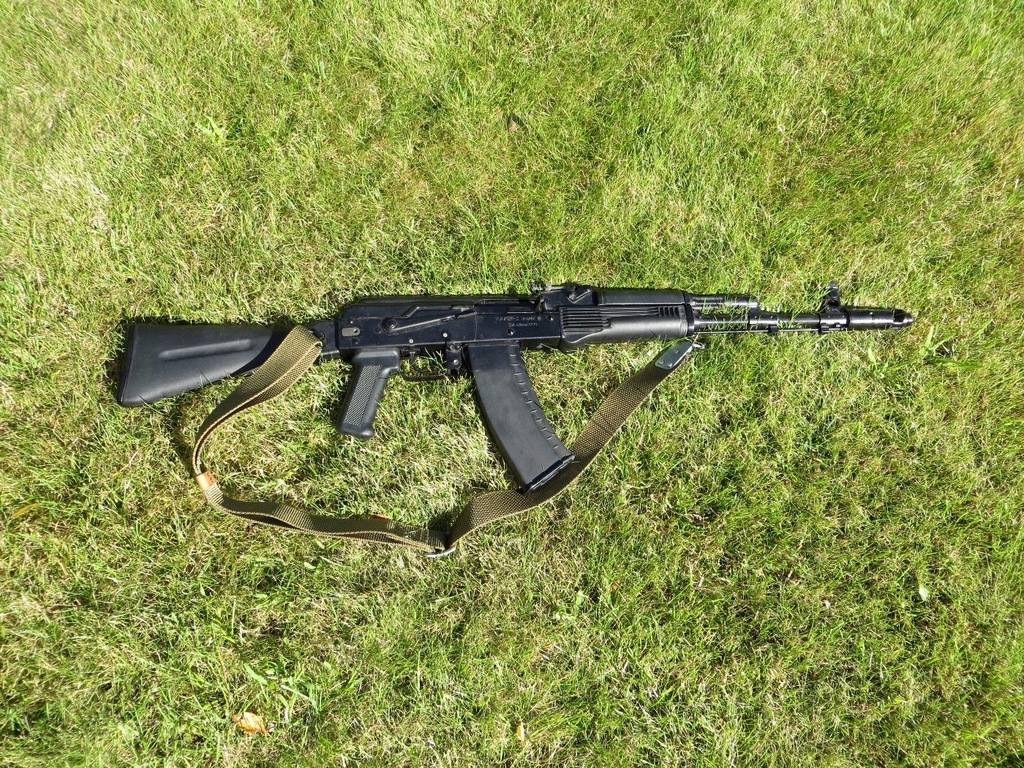 Wiatrówka Yunker-3 świetna replika AK-74M Izhmash