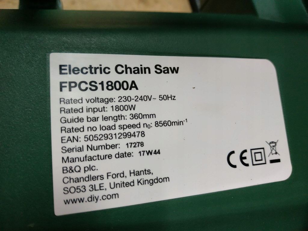 Piła Łańcuchowa Elektryczna FPCS1800A 1800W - 7749494518 - Oficjalne ...