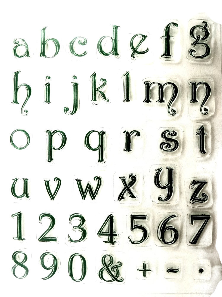 Stemple silikonowe Małe litery i cyfry- Viva decor