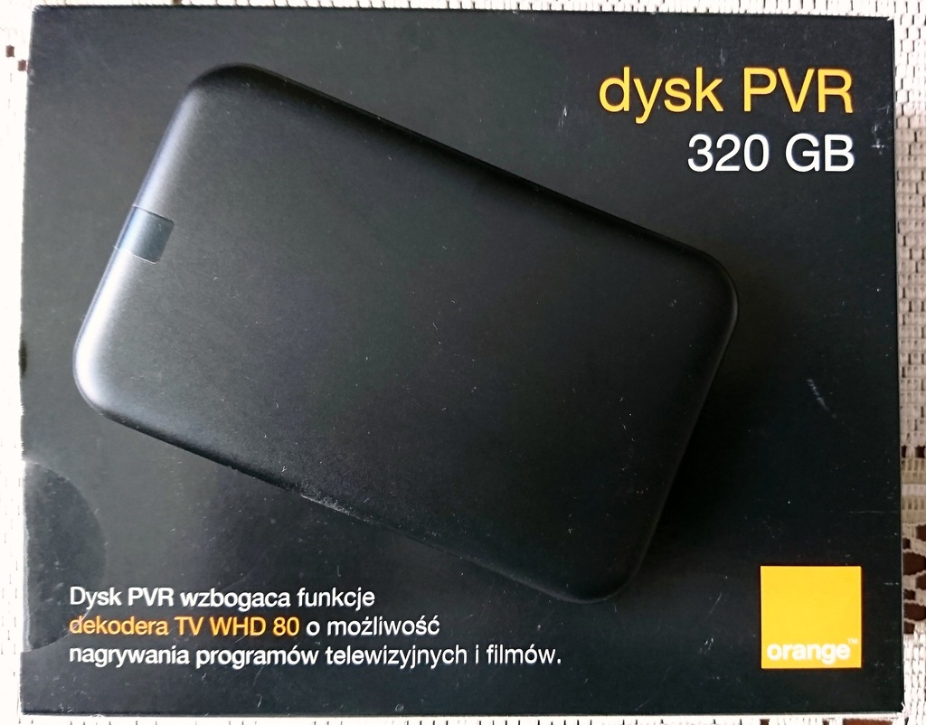 DYSK PVR ORANGE SAGEM WHD 80 320GB USB JAK NOWY