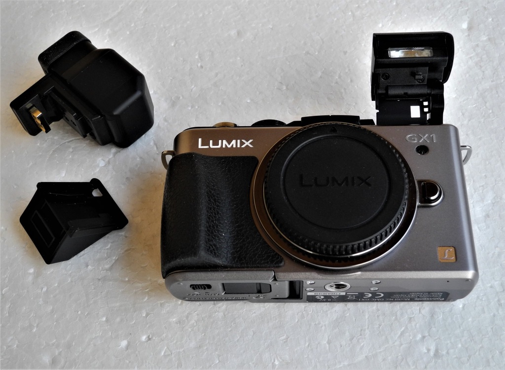 Panasonic Lumix GX1 plus wizjer el.  DMW-LVF2