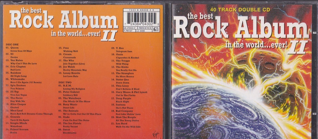 28 The Best Rock Album In The World Ever II 2cd 5+