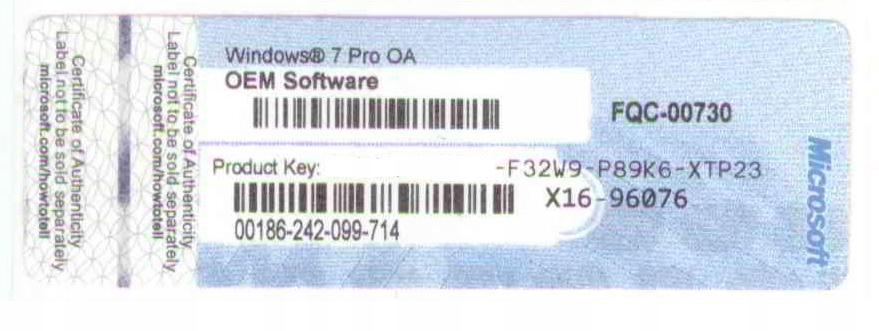 Windows 7 Pro Klucz 32/64 Bit PL ORYGINAŁ!!!