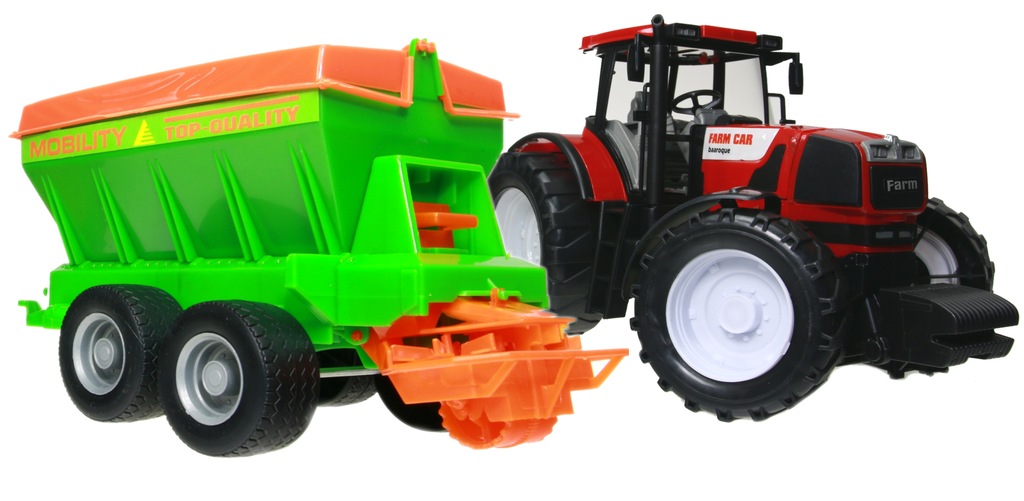TRAKTOR Rozsiewacz nawozu siewnik Skręt Napęd CZ