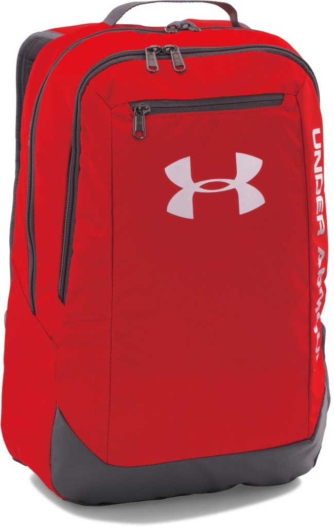 Under Armour Hustle Backpack LDWR Red Graphite Sil