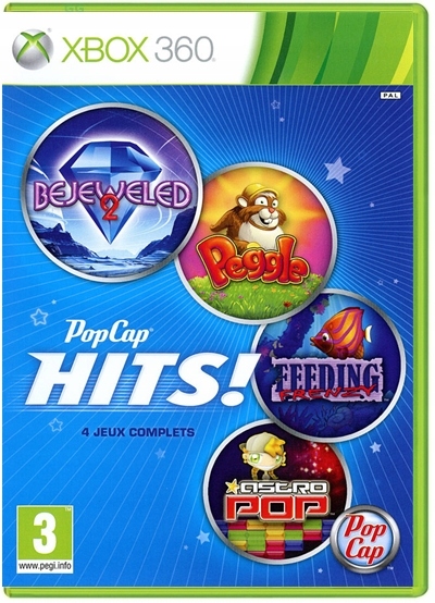 POPCAP HITS VOL. 1 BEJEWELED 2 PEGGLE XBOX 360