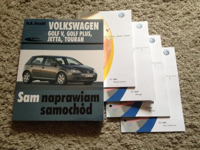 VW Golf V instrukcja obsługi + sam naprawiam nowa