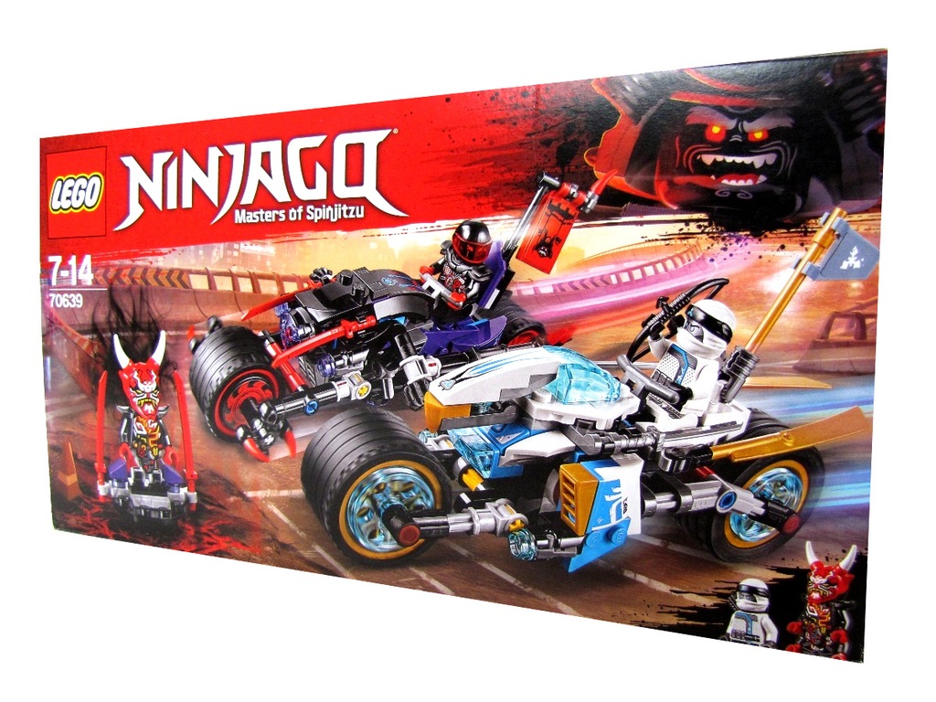 KLOCKI LEGO NINJAGO 2 MOTORY +2 figurki PABIANICE