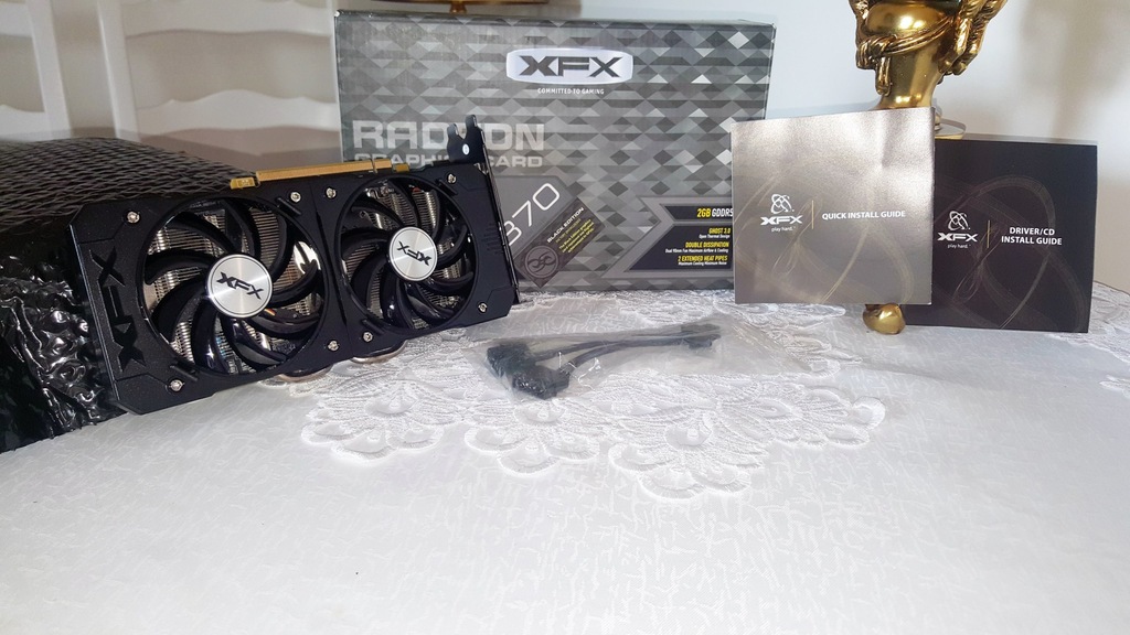 RADEON AMD XFX R7 370 2GB Black Edition jak RX 560