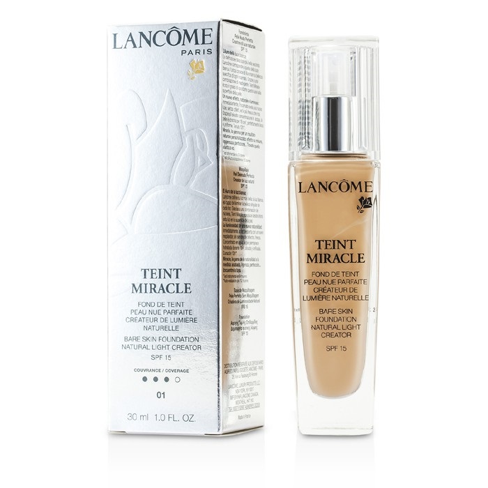 LANCOME TEINT MIRACLE SPF15 30ml 01 BEIGE ALBATRE