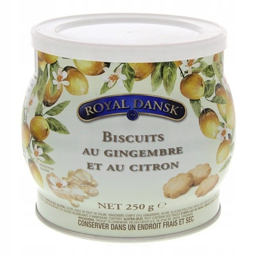 Royal Dansk Ginger and Lemon Cookies 250g