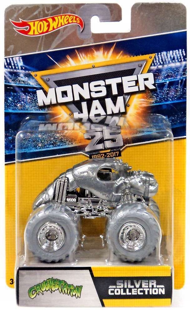 HOT WHEELS MONSTER JAM CRUSHSTATION SREBRNA SERIA