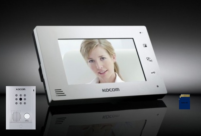 WIDEOFON KOCOM MONITOR SD KOLOR + KAMERA Wyprzedaż