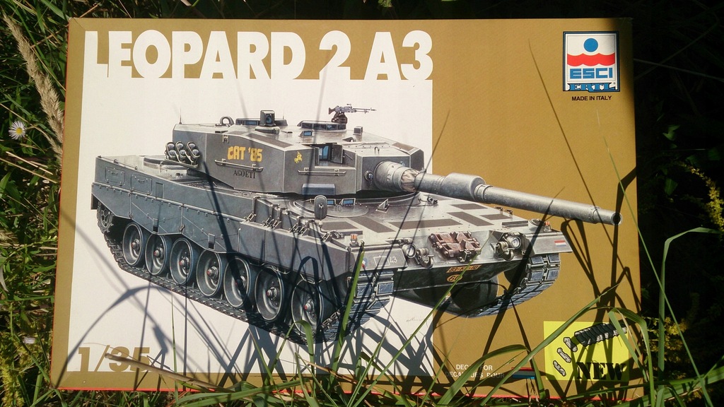 CZOŁG LEOPARD 2A3 ESCI 1:35 nie TAMIYA / HASEGAWA