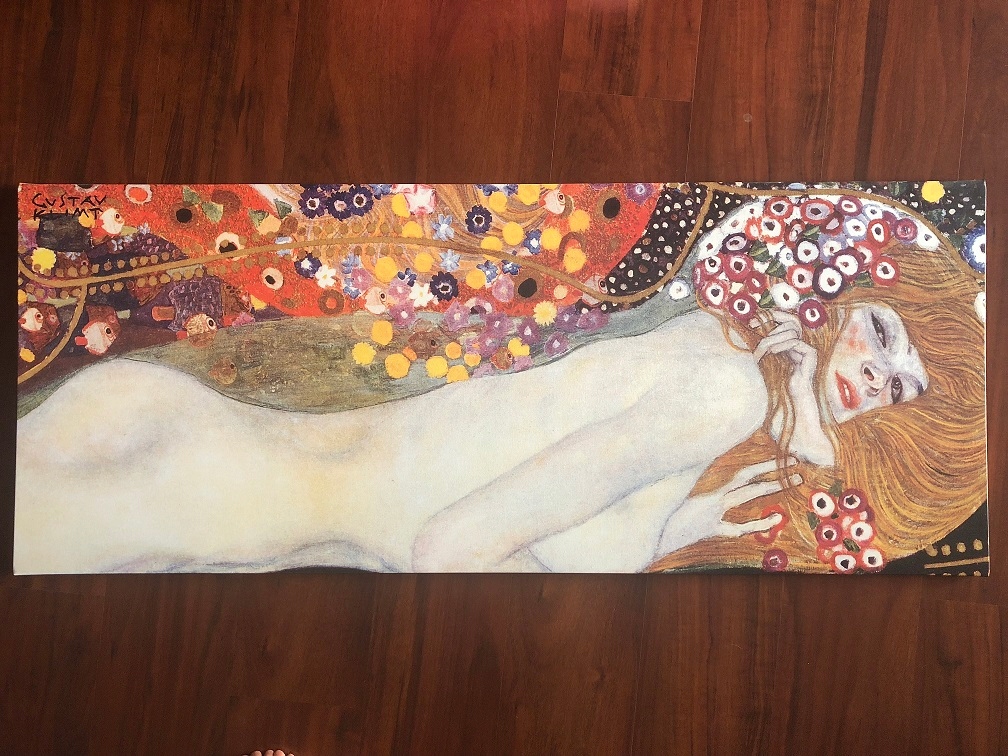 IKEA PJATTERYD Obraz Gustaw Klimt Węże Wodne