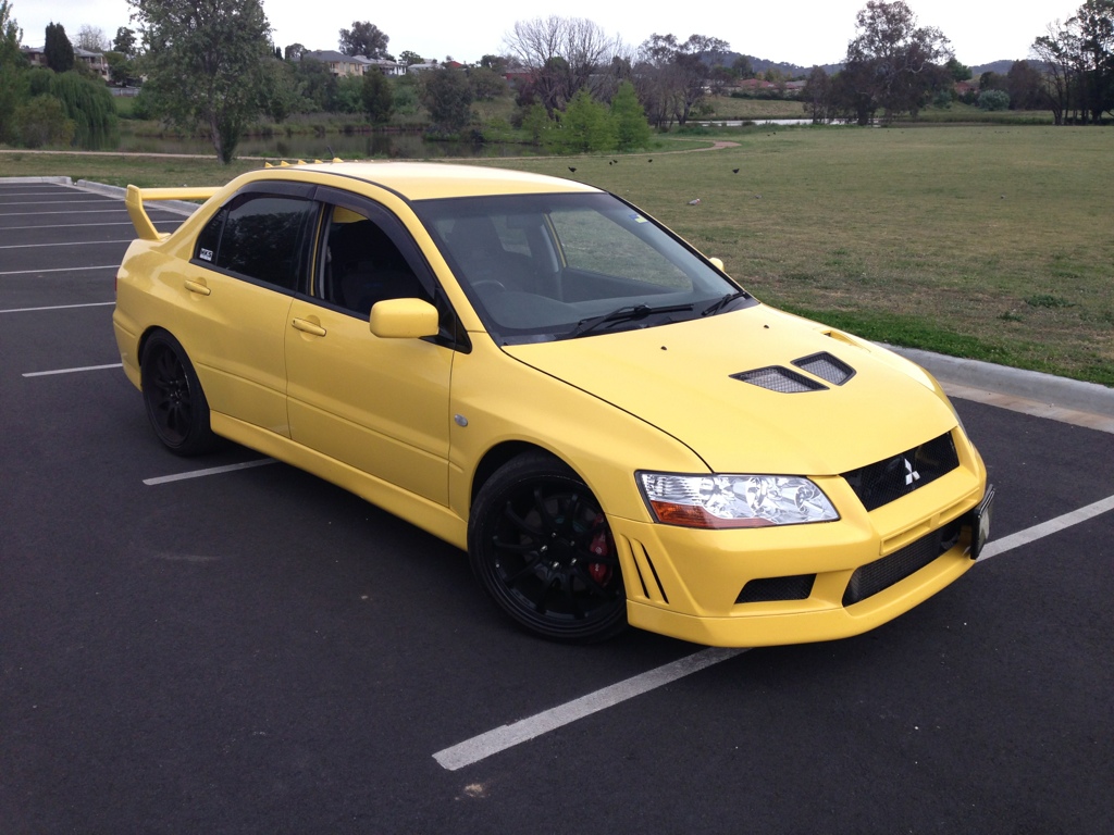 Owiewka szyb Mitsubishi lancer evo 7 8 9 Tuning