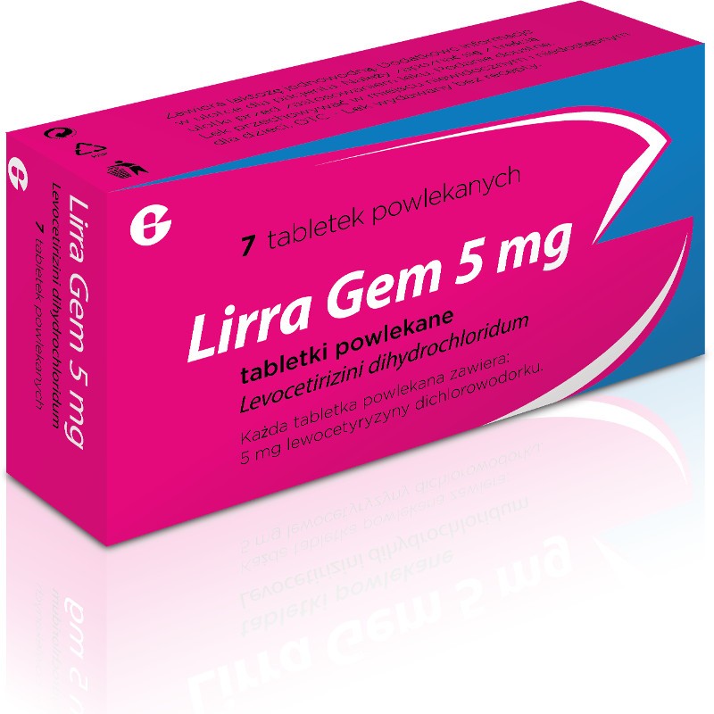 Lirra Gem 5 mg, tabletki powlekane, 7 szt.