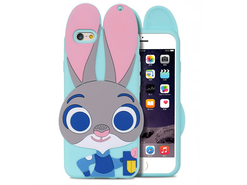 CASE ETUI SILIKON iPhone 6 6S JUDY ZWIERZOGRÓD