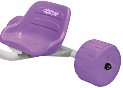 elektra flashing hog go kart purple