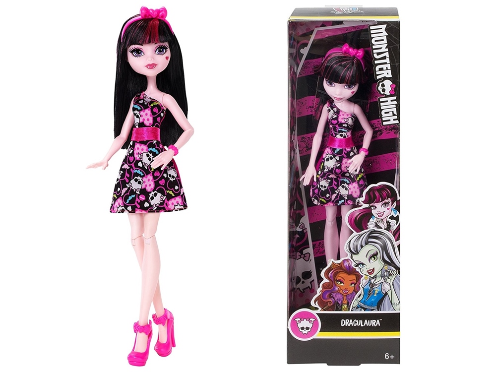 MONSTER HIGH STRASZYCIÓŁKA DRACULAURA LALKA DMD47