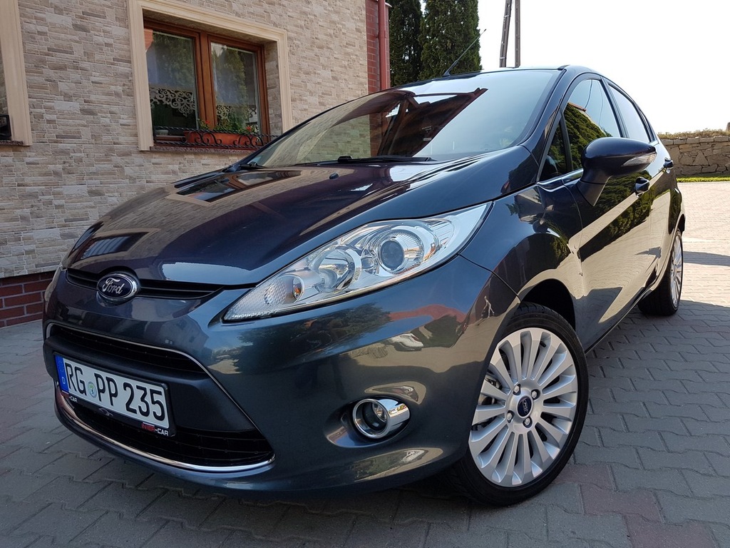 FORD FIESTA Mk7 PIĘKNY KOLOR TITANIUM X SALON TOP