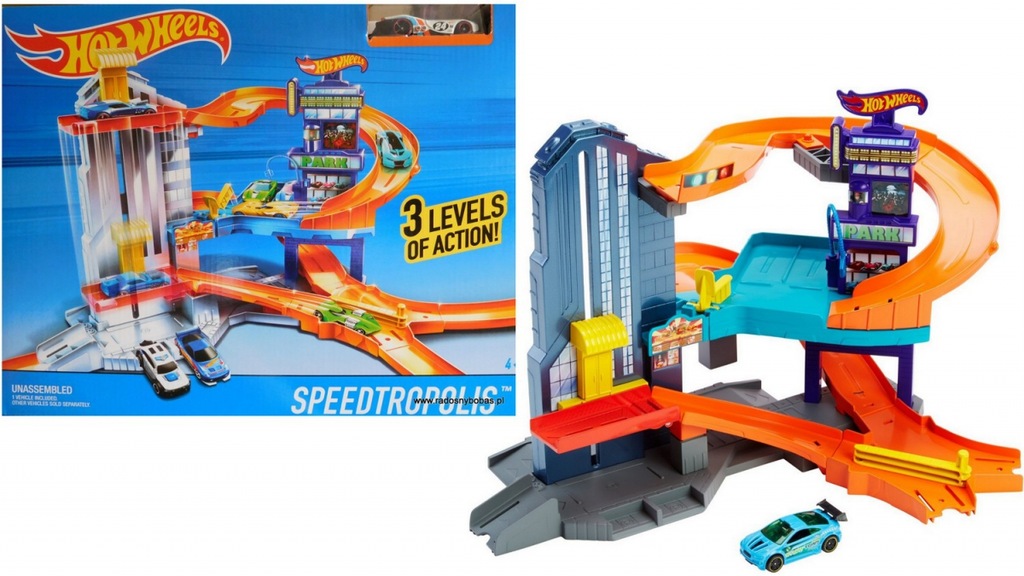 Hot Wheels Garaż Parking z windą Garaż CDL36 24H