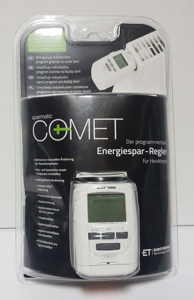 Termometr grzejnikowy Comet Sparmatic / NOWY