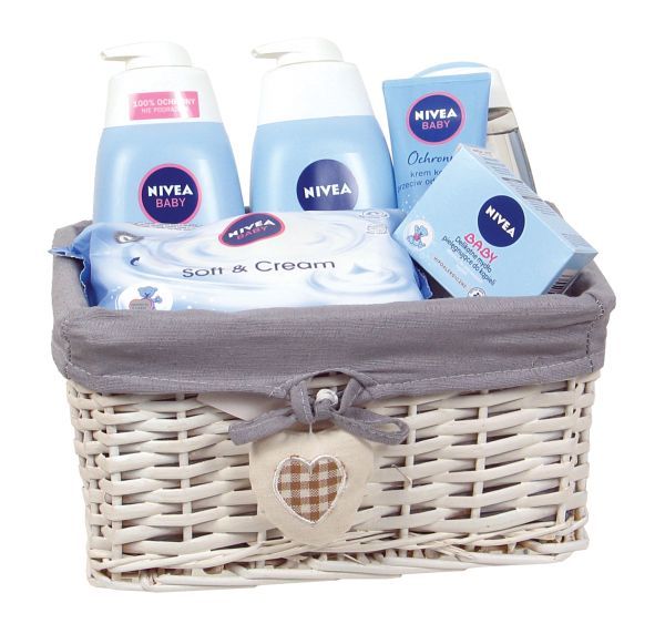 KOSZ UPOMINKOWY PREZENTOWY NIVEA BABY DUŻY