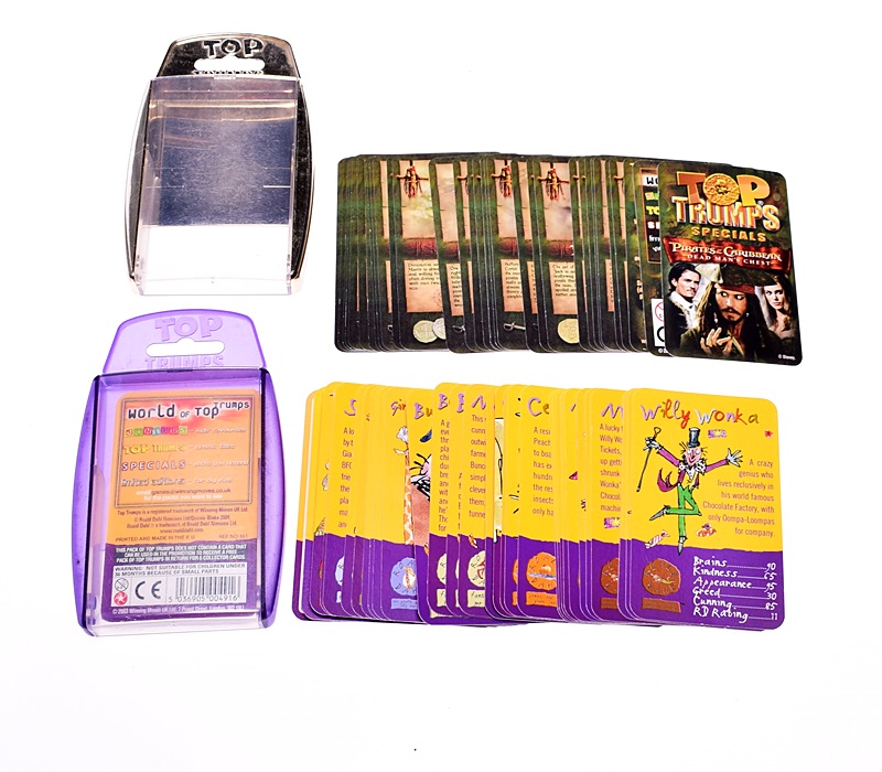4262-23 TOP TRUMPS k#z GRA KARCIANA WILLY WONKA