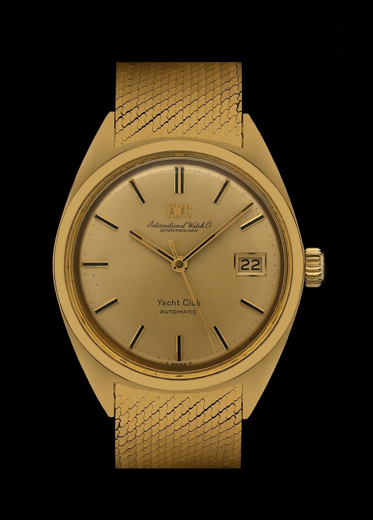 ZŁOTY IWC SCHAFFHAUSEN  ZEGAREK MĘSKI 