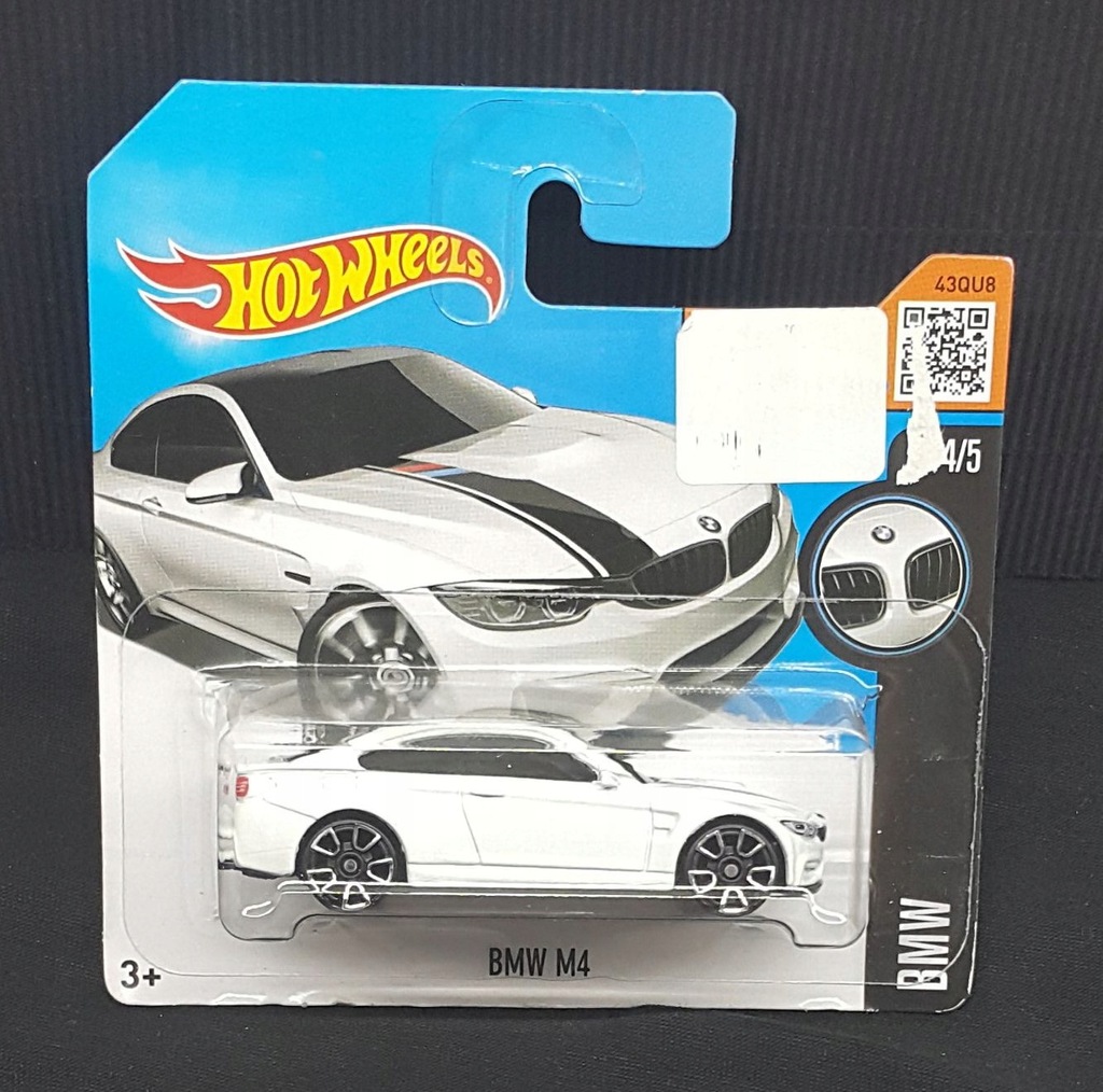 Hot Wheels BMW M4 ホワイト 4/5 風火輪hot wheels BMW M4 錯版