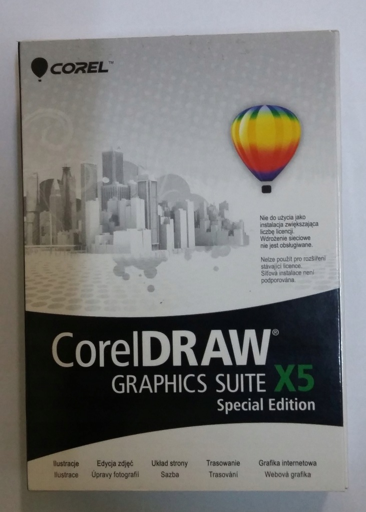 Corel X5 Special Edition WERSJA PUDEŁKOWA BOX PL
