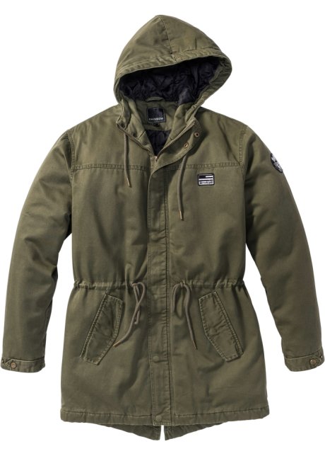 UUE790* KURTKA / PARKA Z KAPTUREM 52/54 L/XL N-V