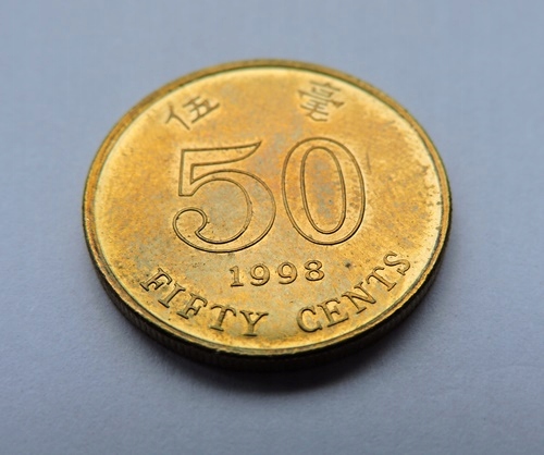 HONGKONG fifty cents 1998