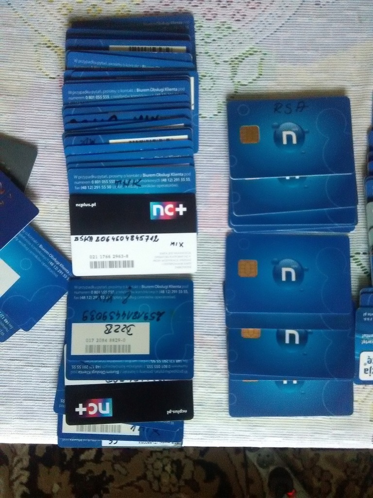 karta N NC+ po telewizji na kartę z nr dekodera