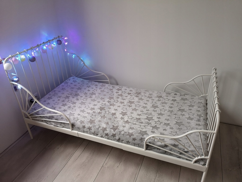 Łóżko rosnące razem z dzieckiem IKEA MINNEN białe