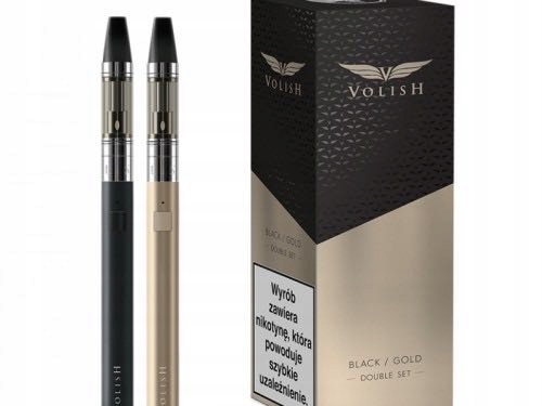 E-Papieros zestaw Volish Black /Gold V4