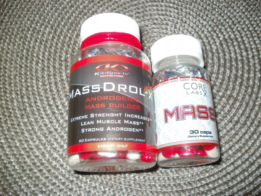 MassDrol-X 24kaps. + MASS+Rx 8 kaps. + GRATIS