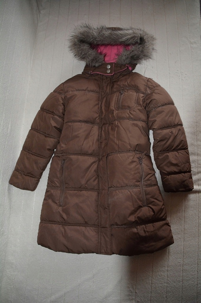 B.ciepły Płaszcz zimowy kurtka r.128 7-8 lat zima
