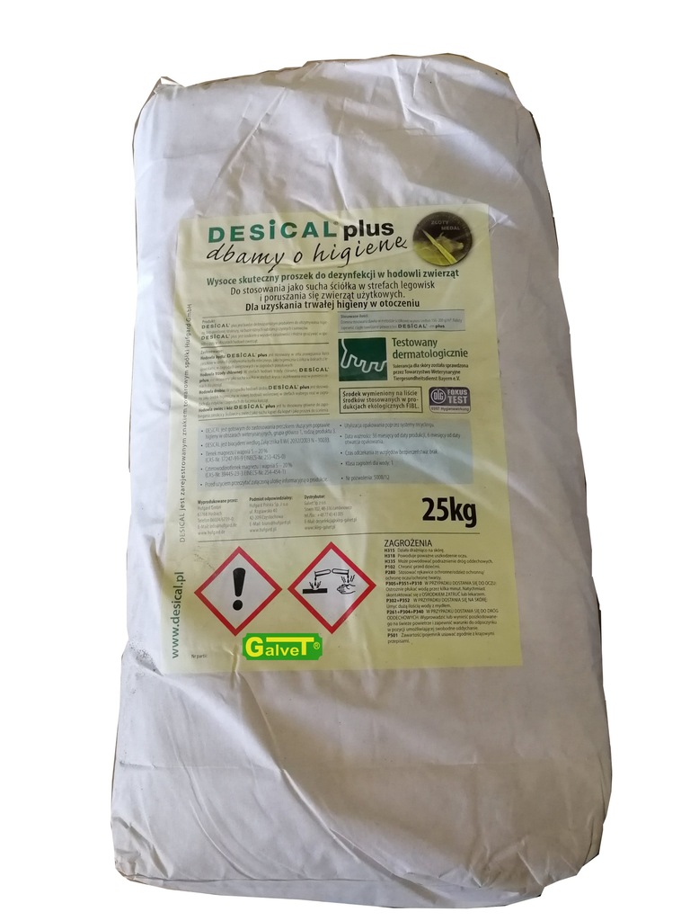 Desical Plus dezynfekcja pomieszczeń inwentar 25kg