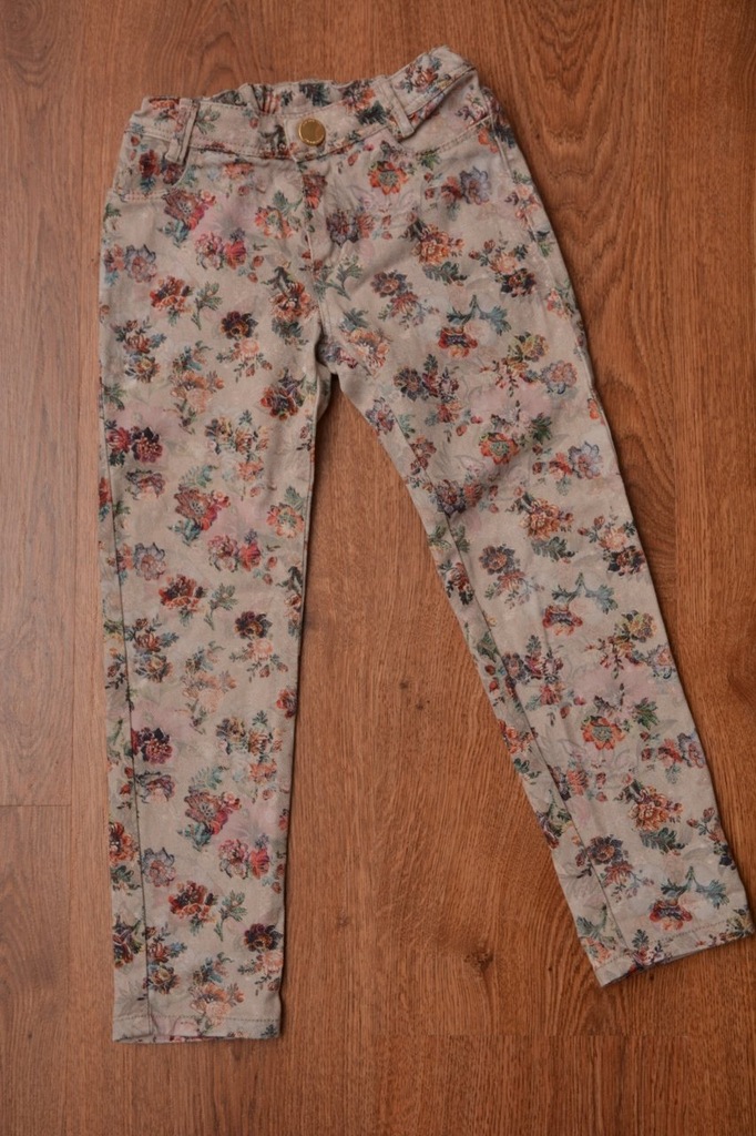 Spodnie, jeans, kwiaty, MAYORAL, 4 lata, 104