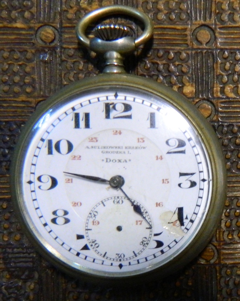 DOXA- KRAKÓW. Zegarek kieszonkowy.