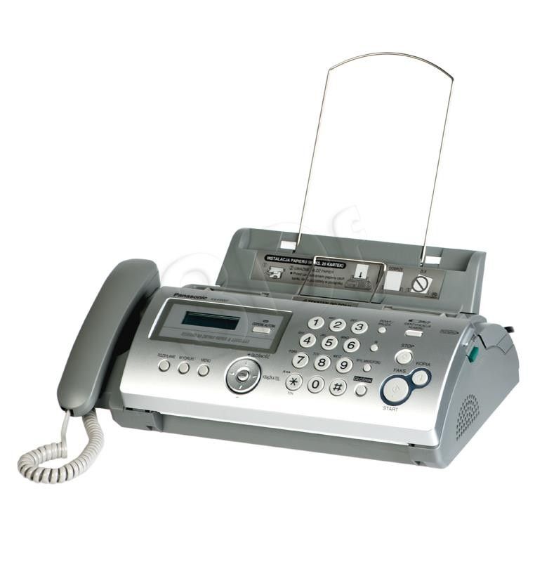 Telefon przewodowy Panasonic KX-FP207PD-S ( srebrn