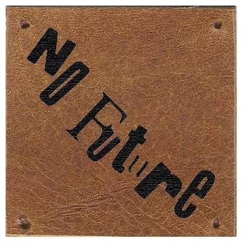 Naszywki skórzane - NO FUTURE