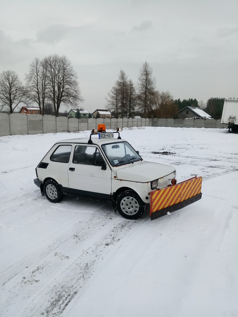 Fiat 126p Maluch Z Plugiem Odsniezarka 7078550043 Oficjalne Archiwum Allegro