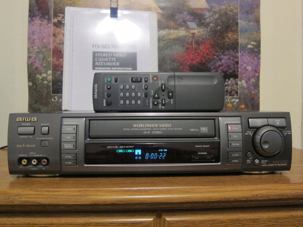 AIWA profesjonalny magnetowid cyfrowy hv-mx100u